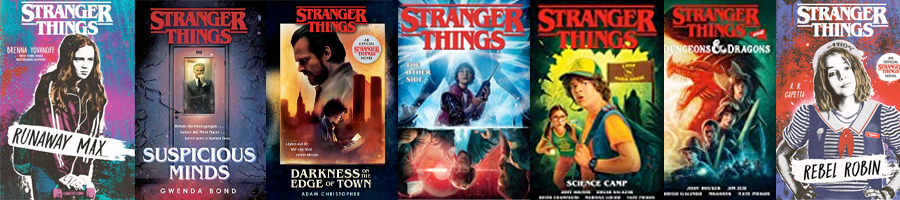 Stranger Things book covers