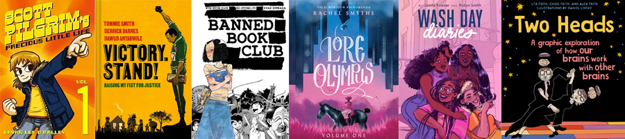 Graphic Novels for Adults book covers