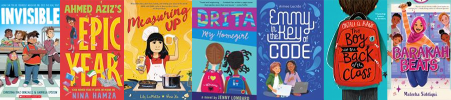 Middle Grade Novels on Belonging book covers