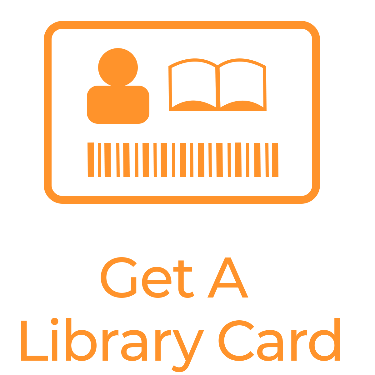 Get a Library Card icon link
